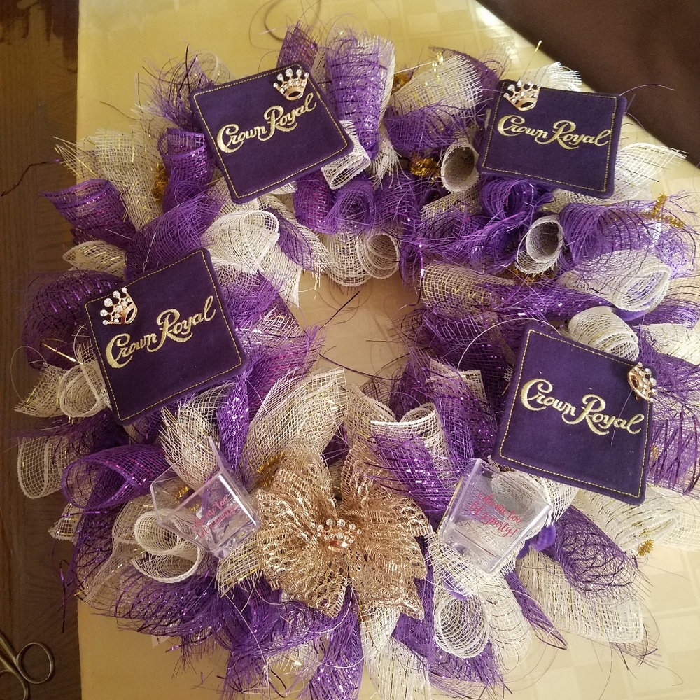 Crown royal wreath